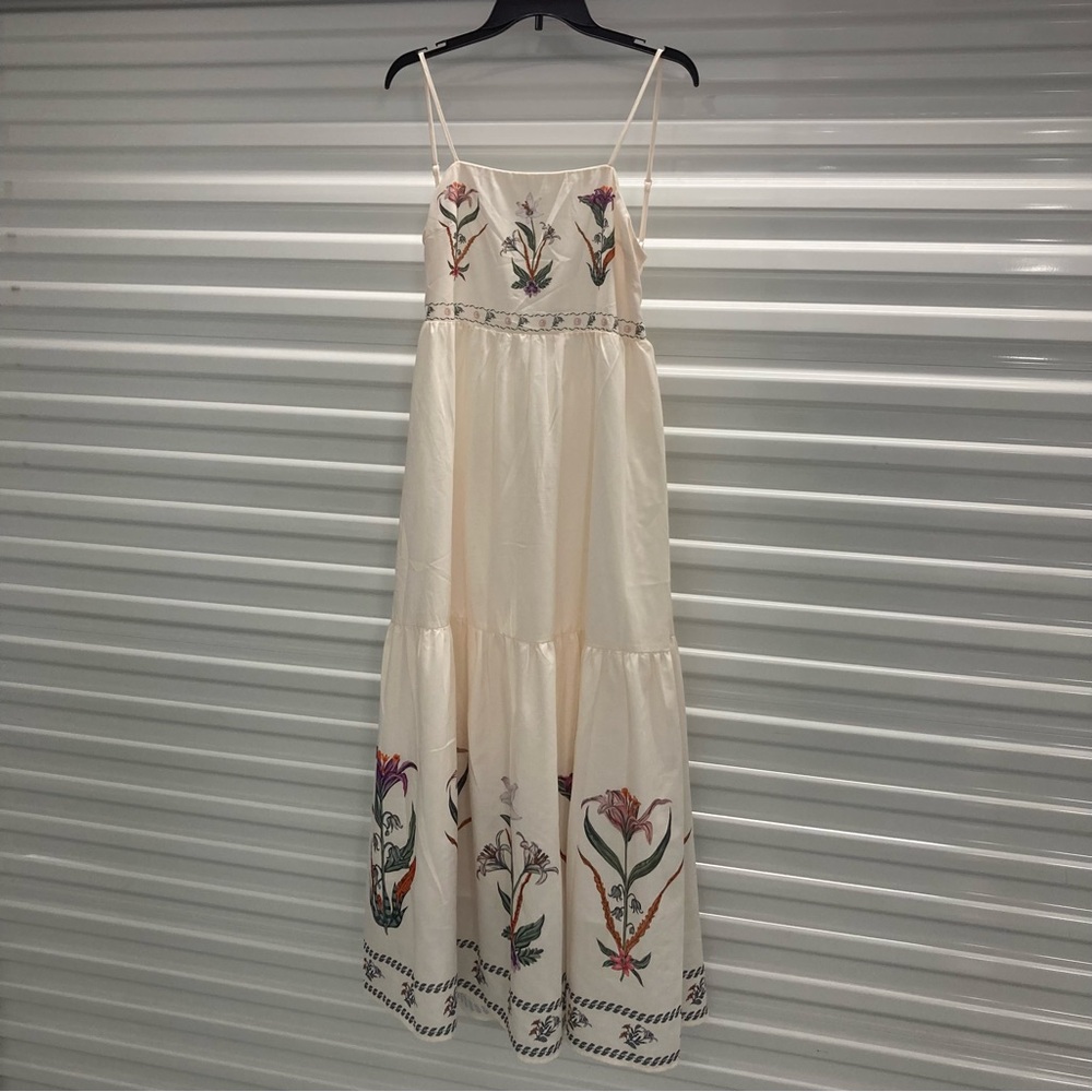 Commense Cream Floral Maxi Dress - Picture 3 of 15